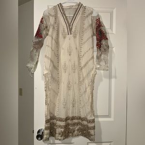 BRAND NEW, 3 Piece Pakistani Suit custom made and embroider by charizma